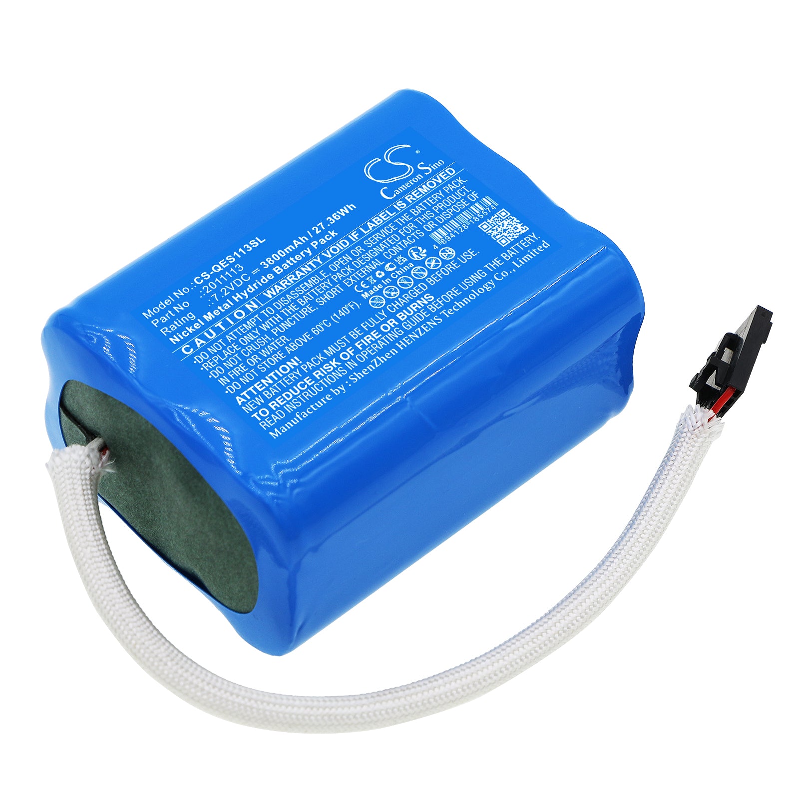 3800mAh 2011113 Battery for QED Environmental Systems-SMAVtronics