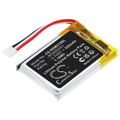 320mAh NTA552331 Battery for Rode Wireless Go II-SMAVtronics