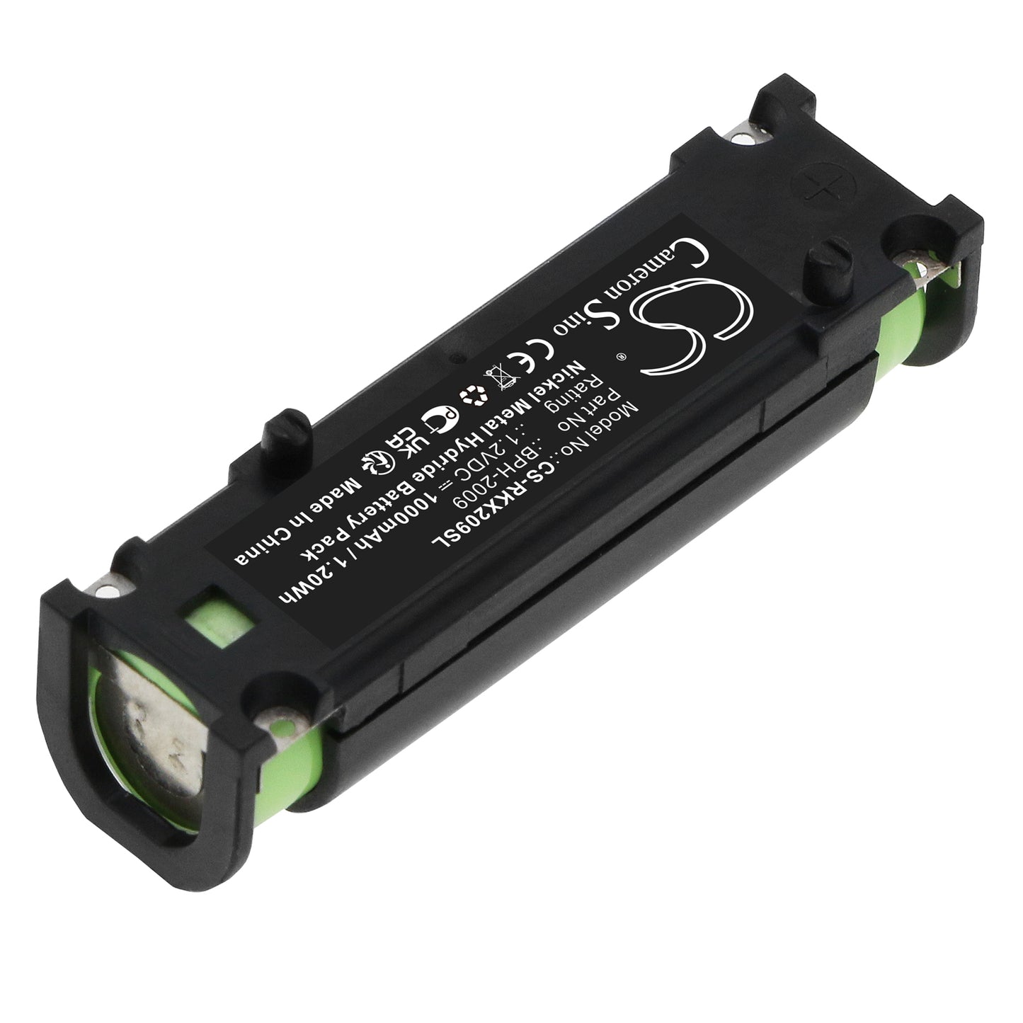 1000mAh BPH-2009 Battery set for RKI 49-1609RK, GX-2009, GX-2012-SMAVtronics