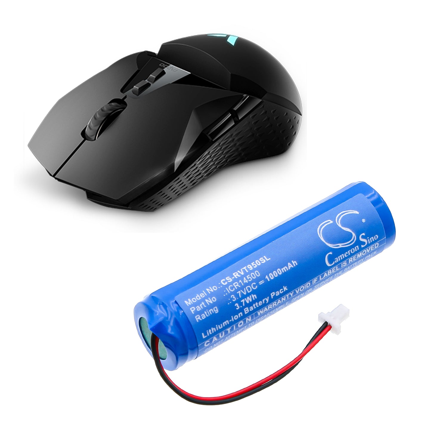1000mAh ICR14500 Battery for Rapoo VT950