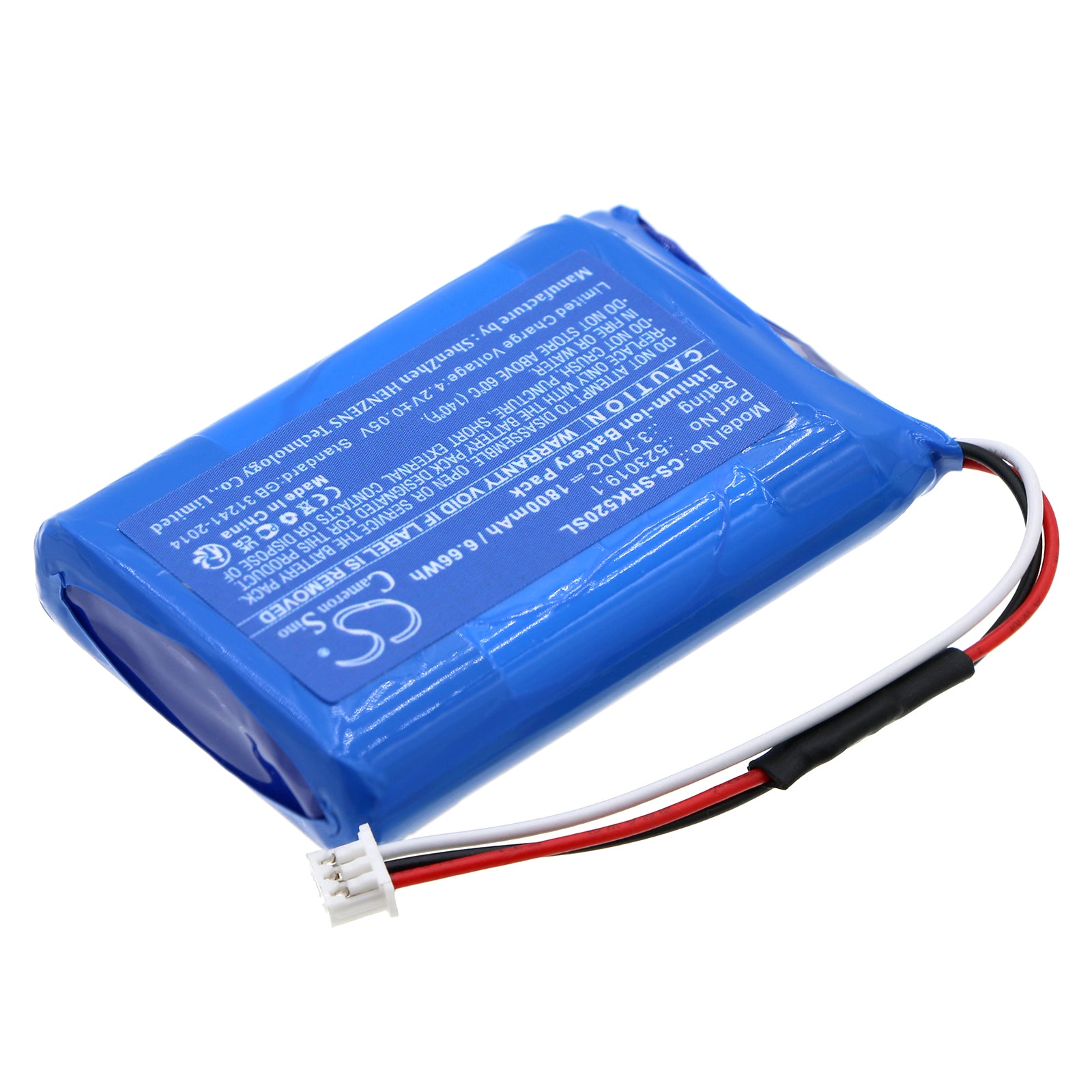 1800mAh Battery for Systronik 523019.1-SMAVtronics