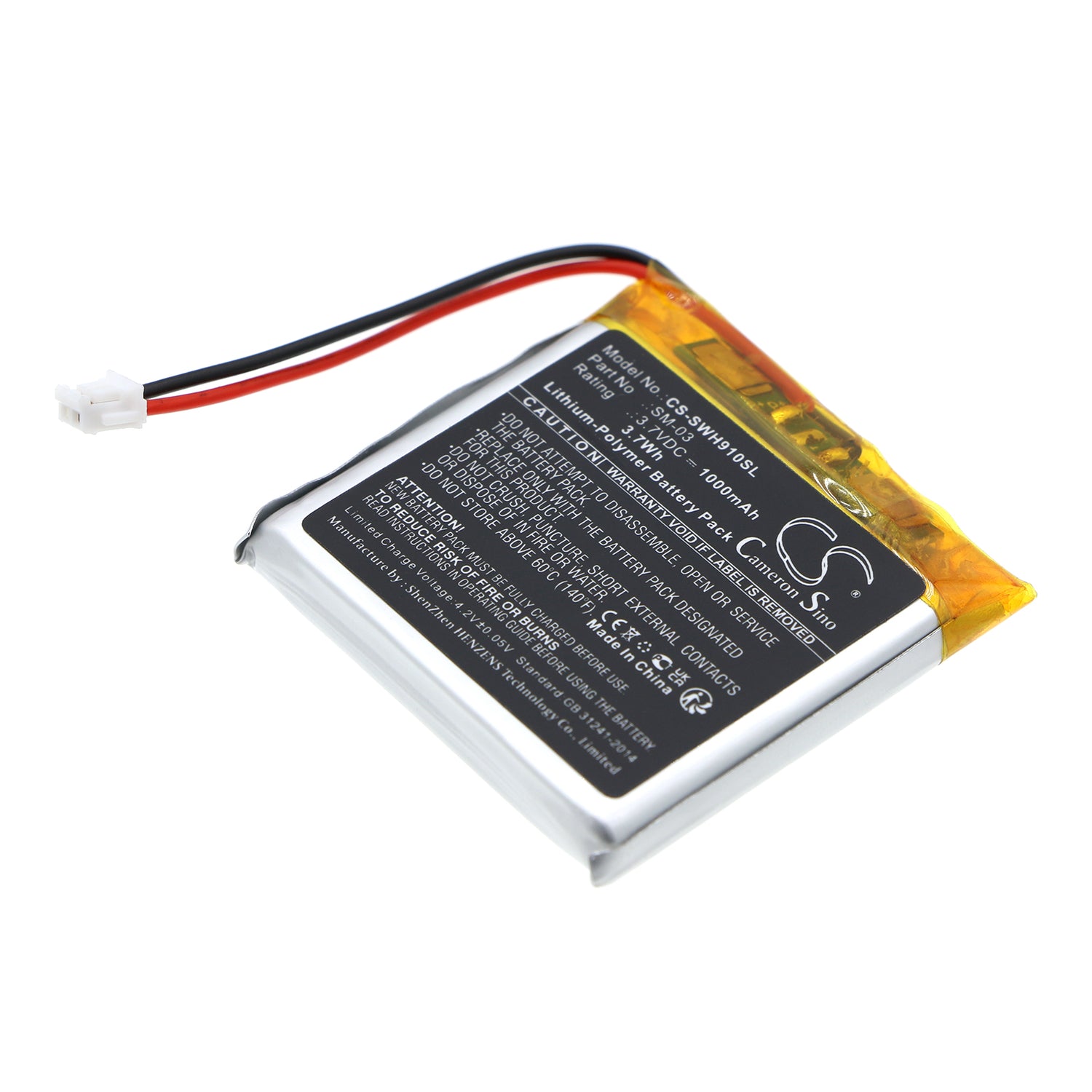 1000mAh SM-03 Battery for Sony WH-H910N, WH-H910-SMAVtronics