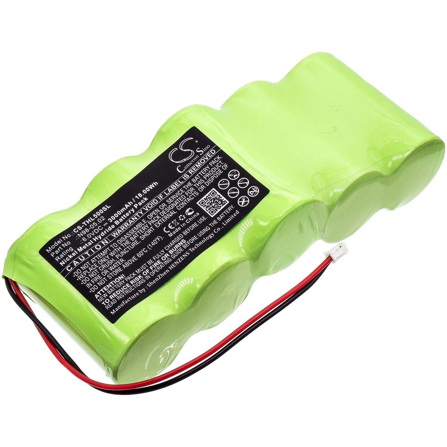 3000mAh 10-07653, N98-05.02 Battery for Theis TIL 40, TIL 40 HV, TPL 400, TPL 50 HV