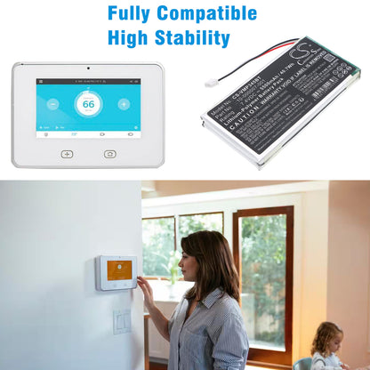 5500mAh 10-000007-001, 11900748-00 Battery for Vivint CP01 Control Panel, V-MP2-345 Master Control Panel