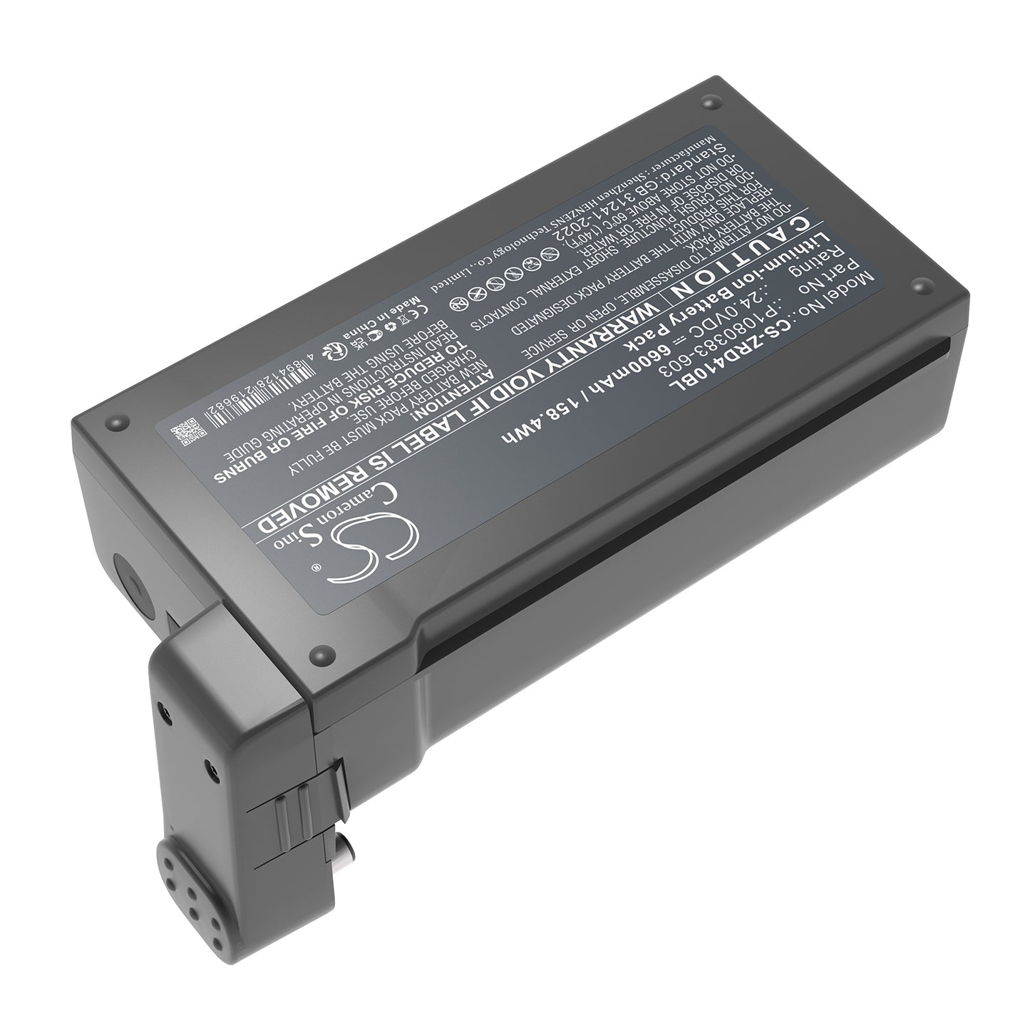 6600mAh P1080383-603 Battery for Zebra ZD410, ZD411, ZD420, ZD421, ZD611, ZD620, ZD621