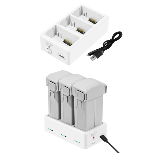 3-Slot Battery Charger Automatic Detection Charging Hub Dock for DJI Mini 3, Mini 3 Pro-SMAVtronics