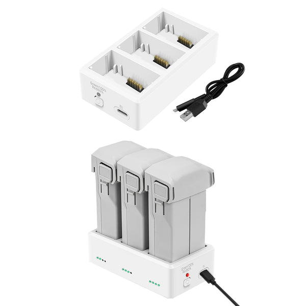 3-Slot Battery Charger Automatic Detection Charging Hub Dock for DJI Mini 3, Mini 3 Pro