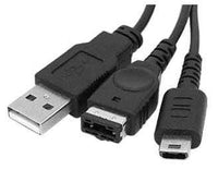 USB 2in1 Sync and Charging Cable for Nintendo DS, NDSL