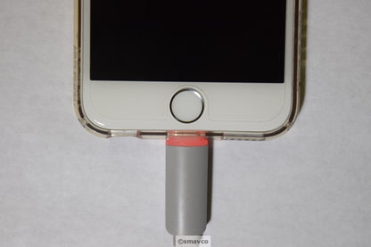 3ft Grey Noodle Light up Lightning to USB Cable for Apple iPhone 11, iPhone 12, iPhone SE, iPhone 13, iPhone 13 Pro, iPad mini, iPad Air-SMAVtronics
