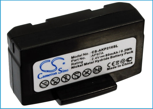 80mAh AP97A Battery AKG Balance T216AFC Headphone-SMAVtronics