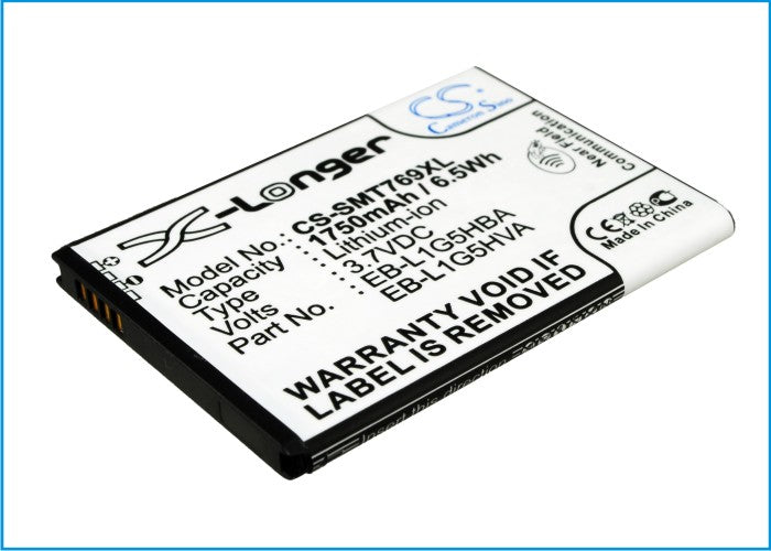 1750mAh EB-L1G5HVA Battery T-Mobile Samsung SGH-T769-SMAVtronics