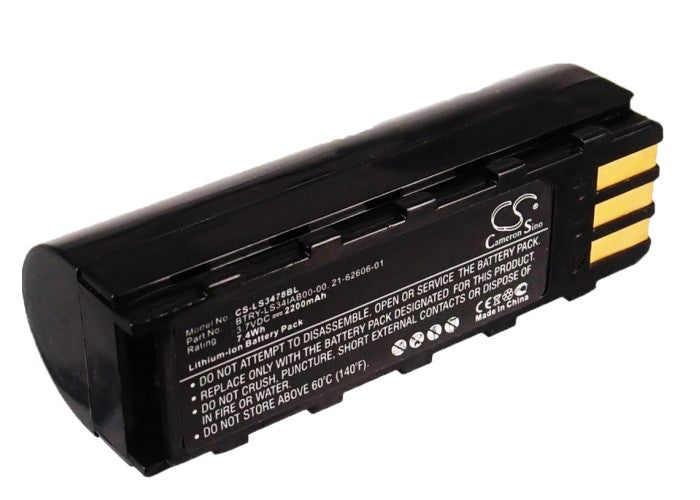 2200mAh BTRY-LS34IAB00-00 Battery Motorola Symbol LS3478, LS3578, XS3478 Scanner-SMAVtronics