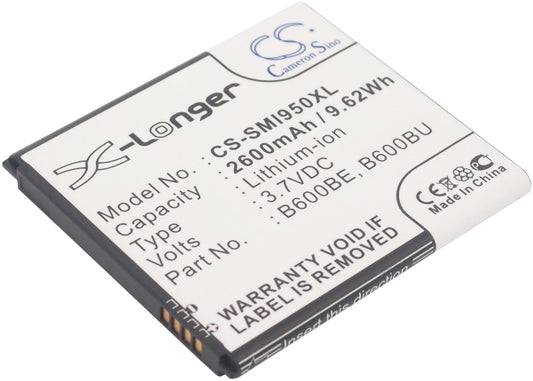 2600mAh B600BE High Capacity Battery Samsung Sprint Galaxy S4 LTE, Galaxy S4-SMAVtronics