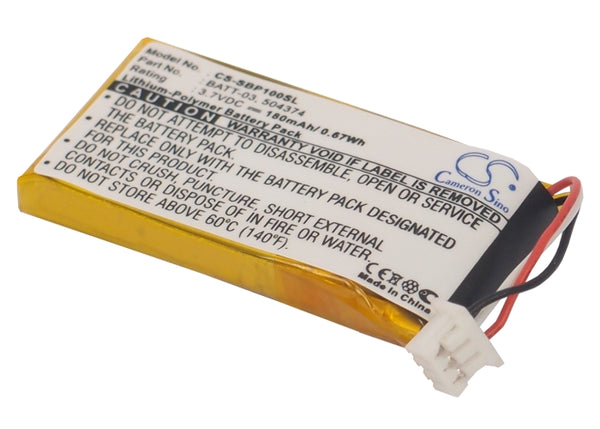 Replacement BATT-03 Battery for Sennheiser Pro 1, Pro 2, DW10, DW20, DW30