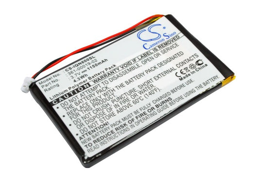 1150mAh Battery for Garmin Nuvi 600, Nuvi 610, Nuvi 610T, Nuvi 650, Nuvi 660, Nuvi 660 FM, Nuvi 670, Nuvi 680-SMAVtronics