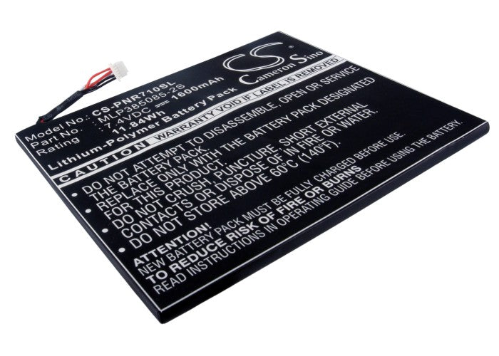 1600mAh MLP385085-2S Battery VELOCITY Micro Cruz-SMAVtronics