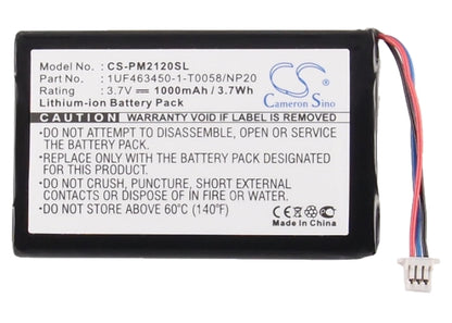 1000mAh 02404-0013-00 Battery Cisco Pure Flip F360, F360B Camcorder-SMAVtronics
