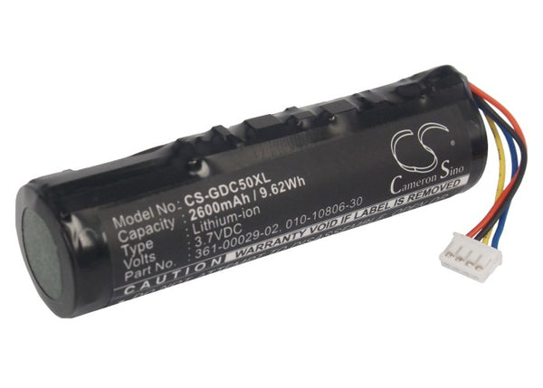 2600mAh 361-00029-02 High Capacity Battery for Garmin DC50, DC50 Dog Tracking Collar