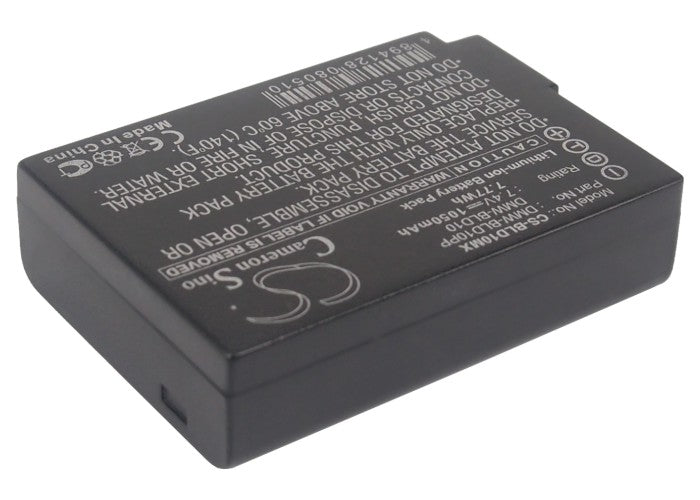 1050mAh DMW-BLD10 Battery for Panasonic Lumix DMC-ZS7R, Lumix DMC-ZS7S-SMAVtronics