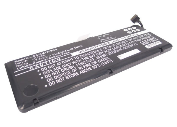 11200mAh A1309 Li-Polymer Laptop Battery for Apple MacBook Pro 17" MC226LL/A, MacBook Pro 17" MC226TA/A