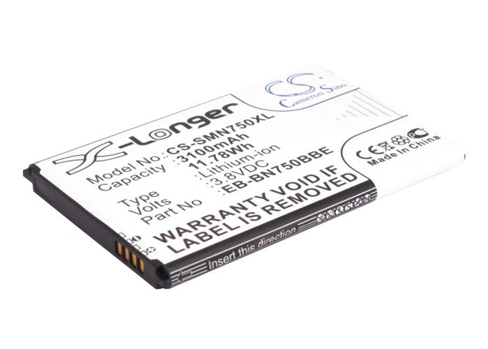 Replacement EB-BN750BBE High Capacity Battery for Samsung Galaxy Note 3 Neo Duos, SM-N750K, SM-N750S-SMAVtronics