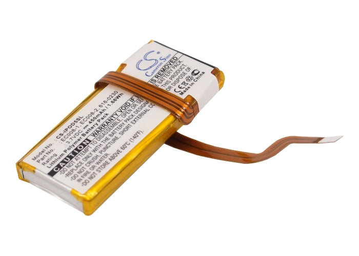 550mAh Battery for Apple iPOD Video 30G, 616-0227, 616-0229, 616-0230, EC008-1, EC008-2
