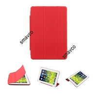 Red - 2 in 1 Apple New iPad Mini 3 (3rd Generation), iPad Mini 2 with Retina Display Slim Magnetic Smart Cover + Back Hard Case