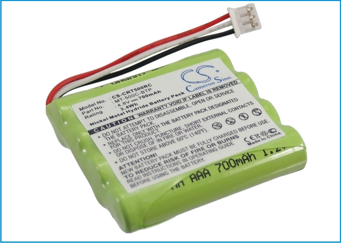 700mAh MT-500C-BTP battery for Crestron MT-500C, MT-500C-RF, TSU6010 ( 4.8 V )-SMAVtronics