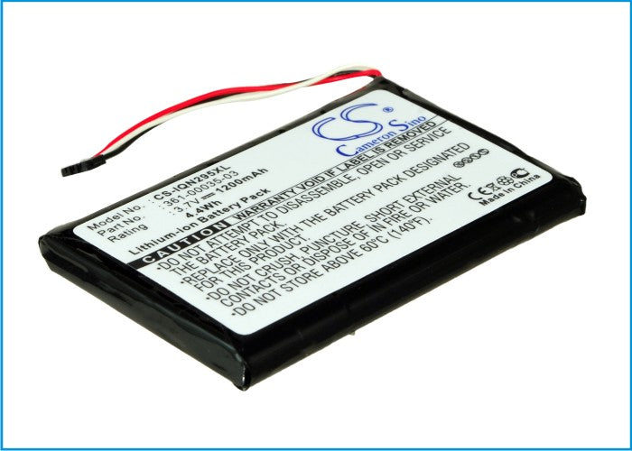 1200mAh 361-00035-03 Battery Garmin Nuvi 2405, 2447LT, 2555LMT, 2595LMT, 2597LMT-SMAVtronics