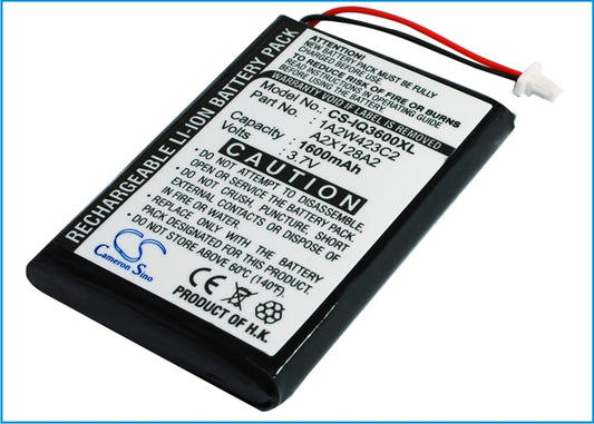 1600mAh 1A2W423C2 A2X128A2 High Capacity Battery for Garmin iQue 3200, 3600, 3600a-SMAVtronics