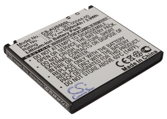 1050mAh SBP-21 Battery for Garmin-Asus nuvifone A50, 01000846, GarminFone-SMAVtronics