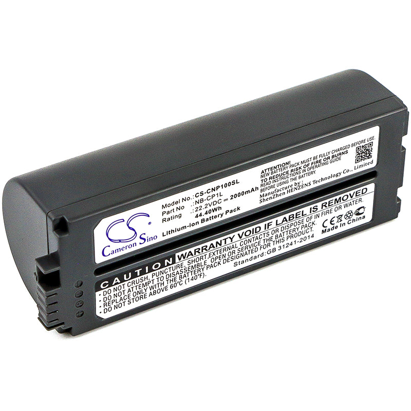 2000mAh NB-CP1L, NB-CP2L, NB-CP2LH Battery for Canon Selphy CP-710, Selphy CP-720, Selphy CP-730, Selphy CP-740, Selphy CP-750-SMAVtronics