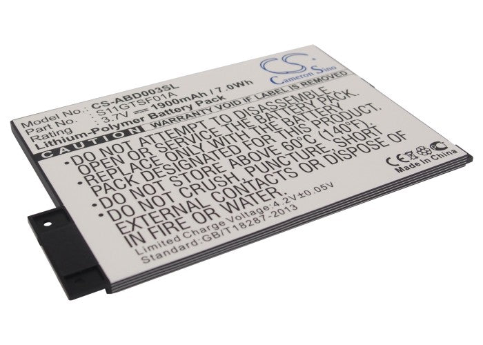 1900mAh Battery AMAZON Kindle 3, Kindle III, Kindle 3 Wi-fi, Kindle 3G-SMAVtronics