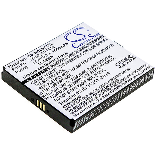 1500mAh 9702, BP7416 Battery for Additel ADT 672-SMAVtronics