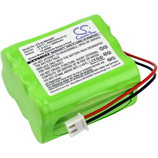 2000mAh 228844, 6MR2000AAY4Z, BATT1, BATT2X Battery for 2GIG Go, Linear Corp PERS-4200 Control Panels-SMAVtronics