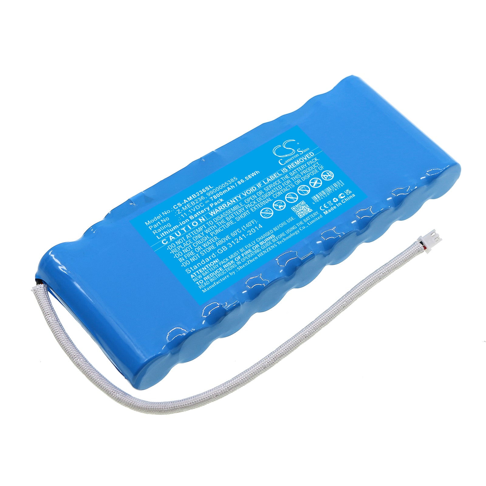 7800mAh Z-MEB236, 9900005385 Battery for American DJ Mega Go PAR64 RGBA Jelly Go PAR64 RGBA-SMAVtronics