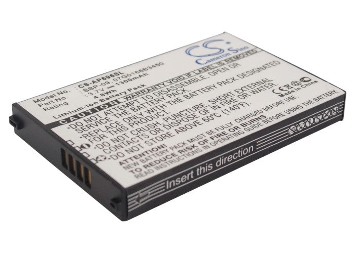 1300mAh 07G0166B3450, SBP-09 Battery for ASUS MyPal A686, A696, A626-SMAVtronics