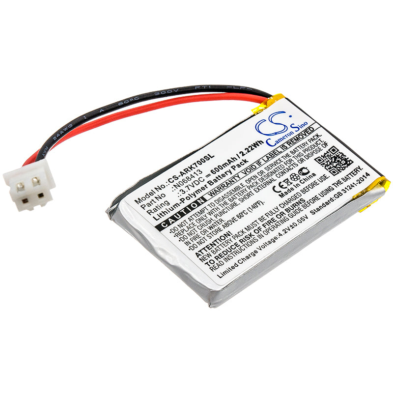 600mAh N068413 Battery for ATrack AK7 GPS Tracker-SMAVtronics