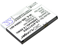 2400mAh 308-10005-01 High Capacity Battery for Netgear AT&T Unite Express AC779S