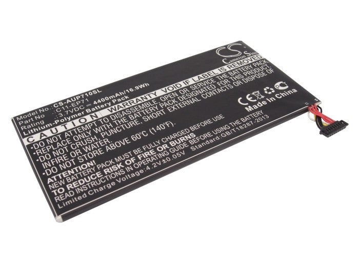 4400mAh C11-EP71 Li-Polymer Battery ASUS Eee Pad MeMo EP71, EP71, N71PNG3-SMAVtronics