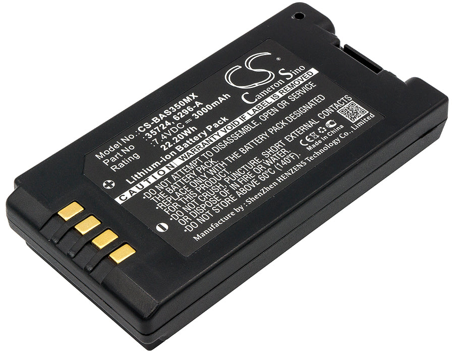 3000mAh 35724, 6296-A High Capacity Battery for Baxter Healthcare 35083 35162 35700 35724 55075-2 Sigma Spectrum Infusion Pumps-SMAVtronics