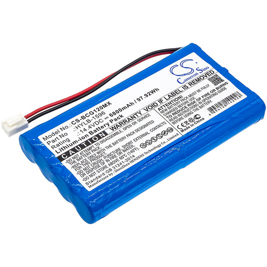 6800mAh HYLB-1596 High Capacity Battery for Biocare IE12, IE12A-SMAVtronics