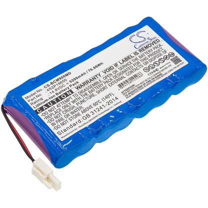 5200mAh 4S2P18650 Battery for Biocare PM900S, PM900 Patient Monitor-SMAVtronics