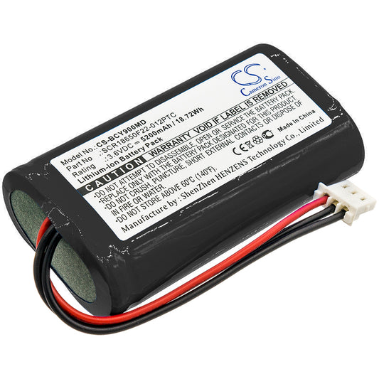 5200mAh SCR18650F22-012PTC Battery for Bionet Oximete OXY9 Wave-SMAVtronics