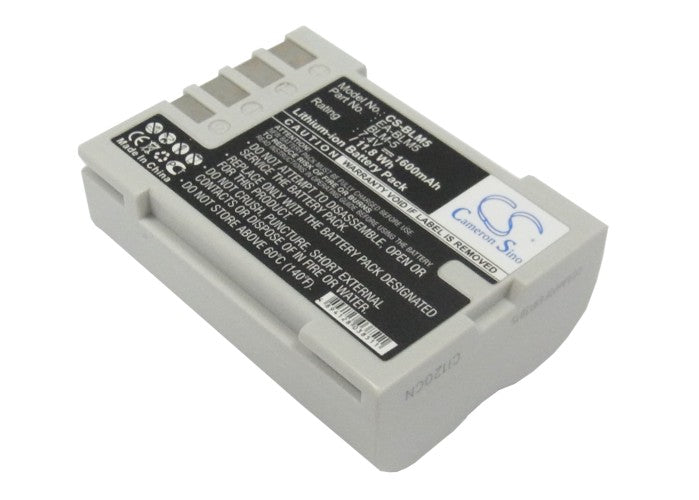 Replacement EA-BLM5, BLM-5 Battery Olympus E3, E5, E30 Digital SLR Camera-SMAVtronics