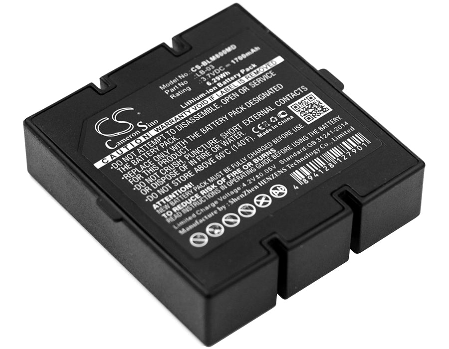 1700mAh 12-100-0002, LB-03 Battery for Biolight Bolate Bollywood M800-SMAVtronics