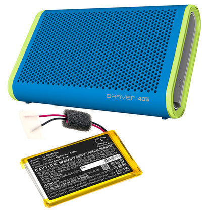 1900mAh GSP103465 Battery for Braven 405 Wireless Portable Bluetooth Waterproof Speaker-SMAVtronics