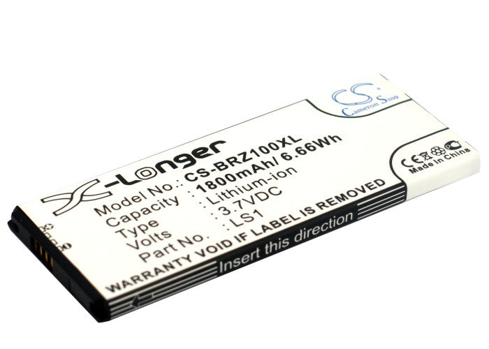 1800mAh LS1 Slim High Capacity Battery BLACKBERRY Z10 4G LTE, Z10, Z10 4G-SMAVtronics