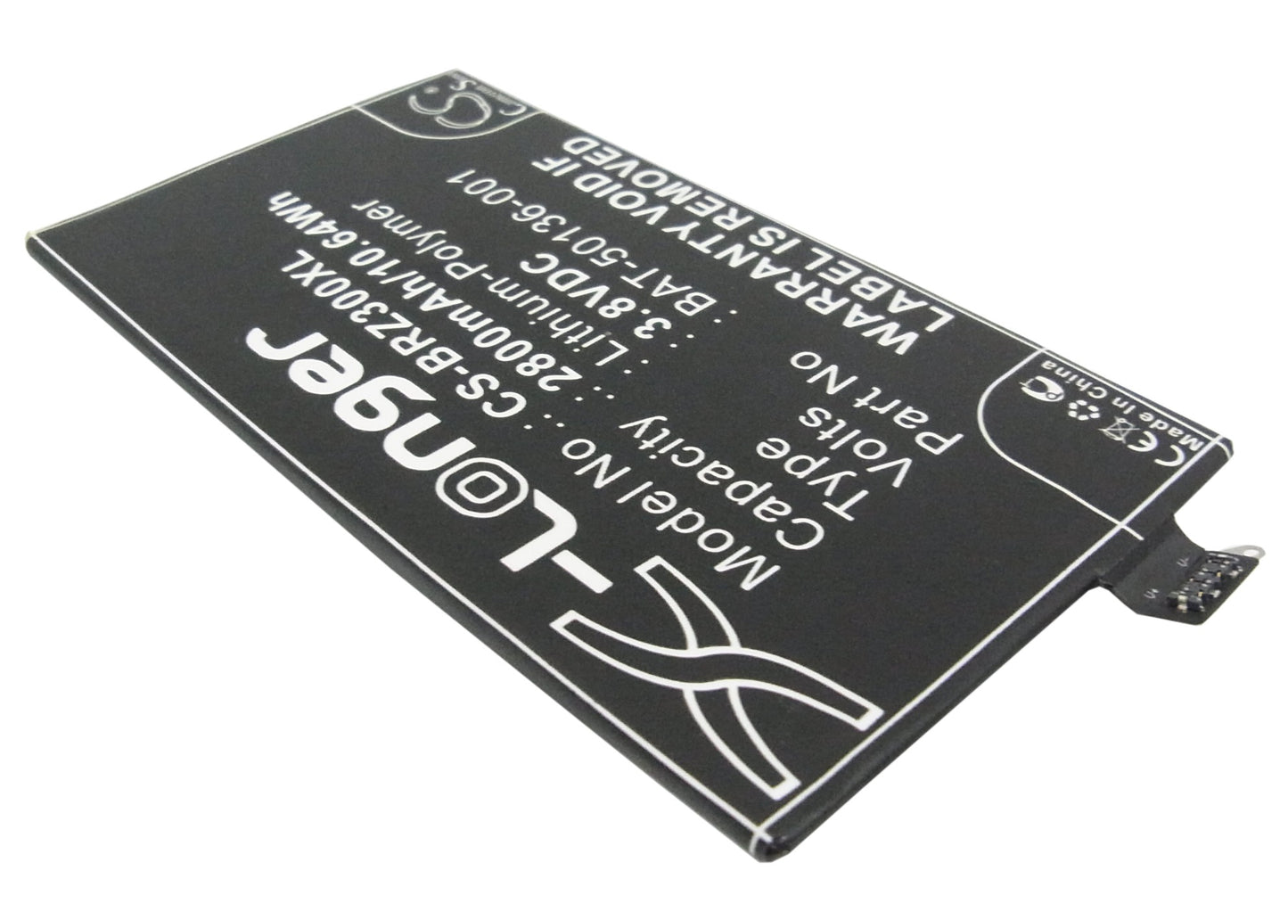 2800mAh Battery for Blackberry A10, Aristo, Aristo EU Leap, Z20, Z30, Z30 LTE-SMAVtronics