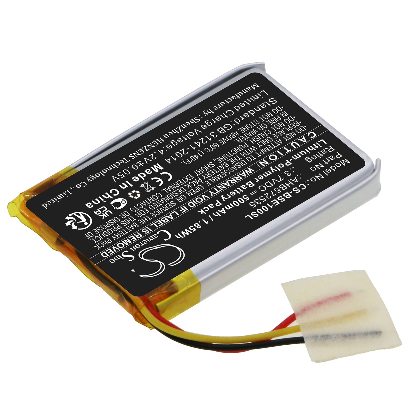 500mAh AHB572535 Battery for Bose Sport Earbuds Charging Base-SMAVtronics